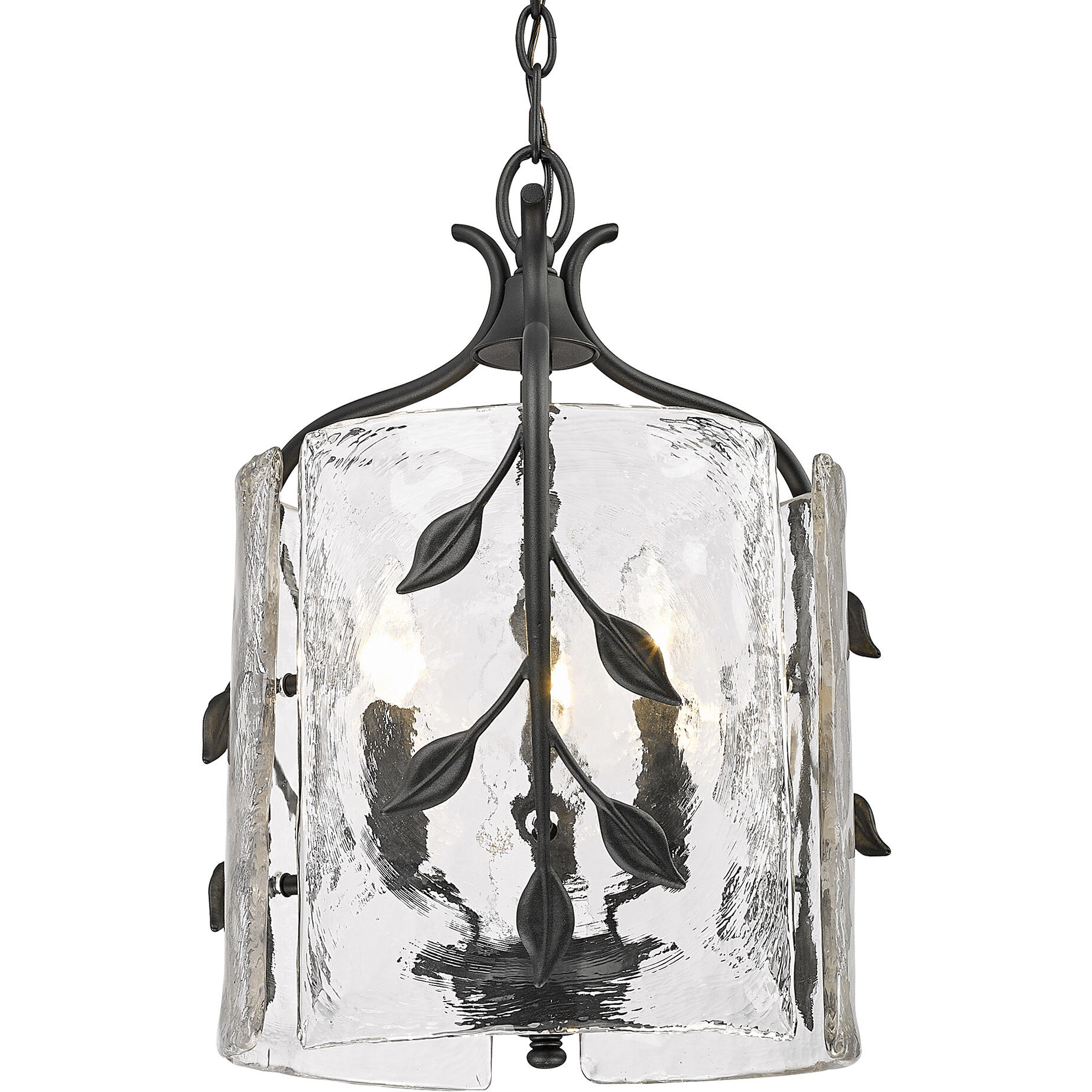 Calla Pendant Ceiling Light in White Gold