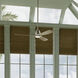 Volos II 54 inch Brushed Nickel with Distressed Antique Gray Blades Ceiling Fan