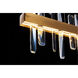 Canada LED 2 inch Gold LED Chandelier Ceiling Light 