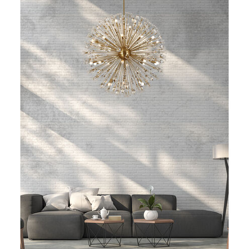 Vera 34 Light 50 inch Gold Pendant Ceiling Light