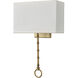 Shannon Sconce Wall Light in Warm Brass