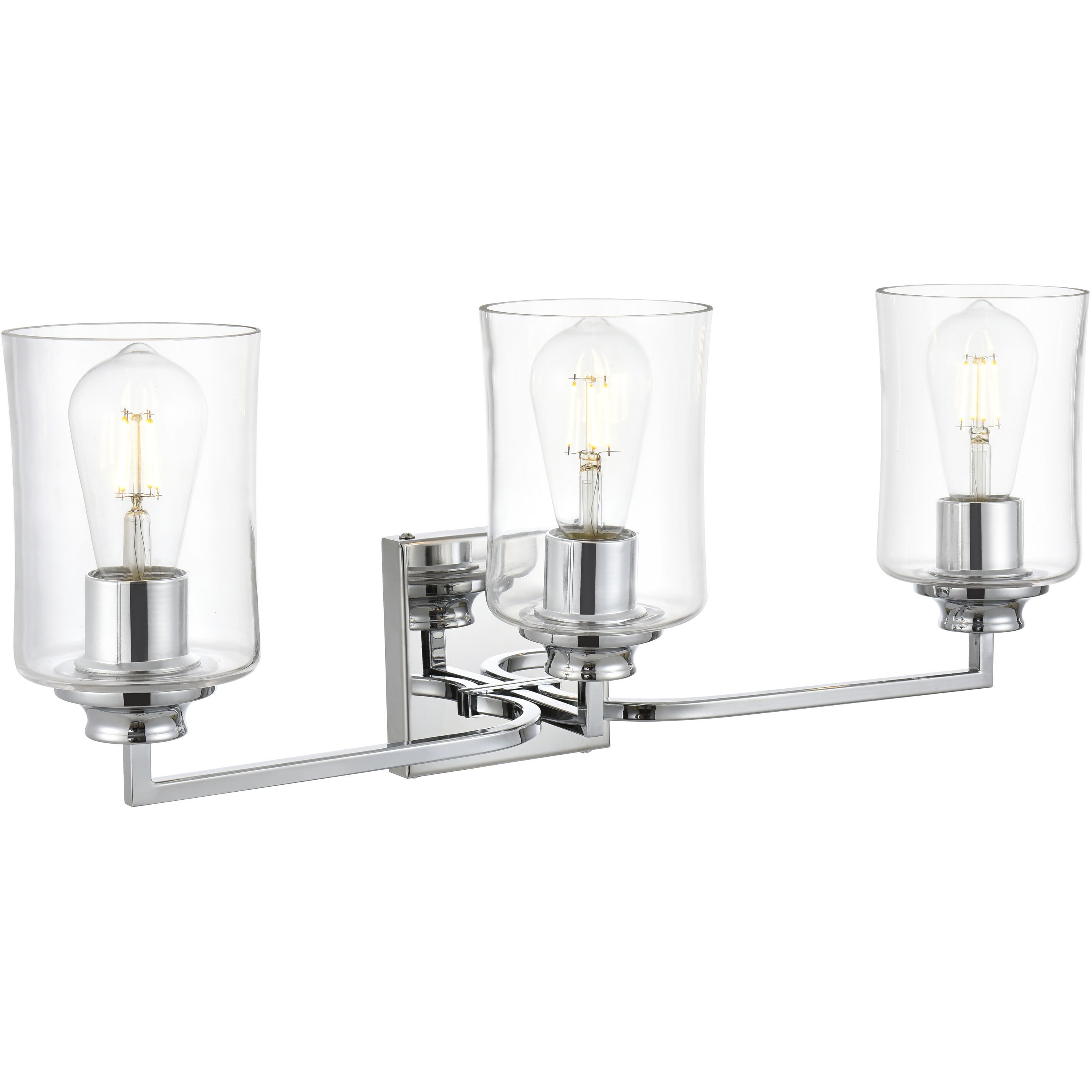 Ronnie 3 Light 23 inch Chrome Bath Sconce Wall Light