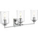 Ronnie 3 Light 23 inch Chrome Bath Sconce Wall Light
