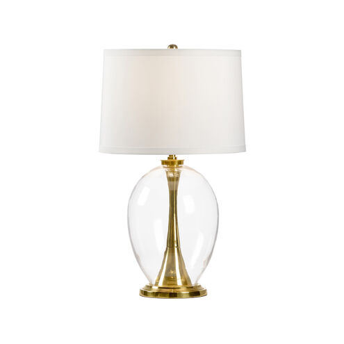 Wildwood 28 inch 100.00 watt Clear/Polished Brass Table Lamp Portable Light