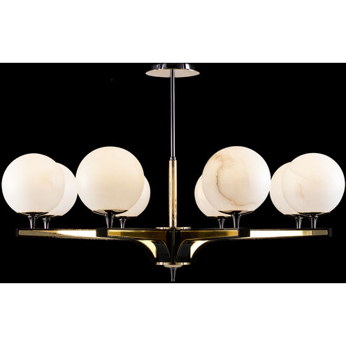 Mariner Luxury LED 50 inch Polished Brass-Fume Chandelier Ceiling Light