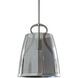 Caliper 1 Light 9.9 inch Sterling Pendant Ceiling Light in Plated Smoke