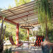 Open Air Sawyer LED 46 inch Aged Zinc with Distressed Black Outdoor Hanging