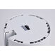 Brentwood LED 4.6 inch Matte White Flush Mount Ceiling Light