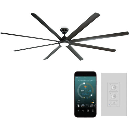 Hydra 120 inch Bronze Downrod Ceiling Fan in 3000K, Smart Ceiling Fan