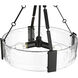 Rezi 3 Light 20.25 inch Matte Black Pendant Ceiling Light