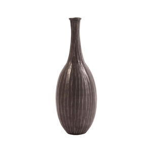 Chiseled Metal 29 X 10 inch Vase