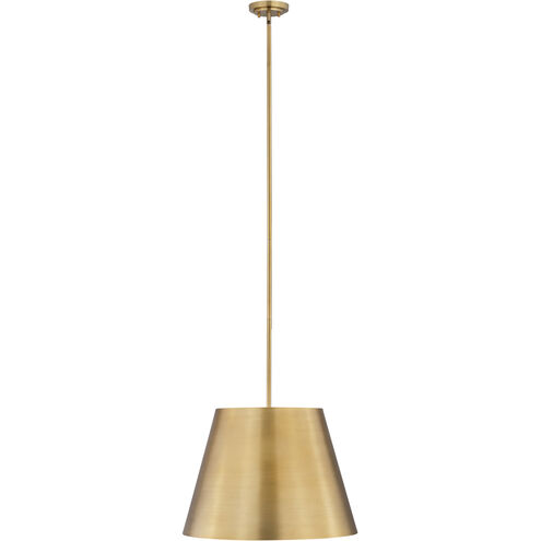 Lilly 1 Light 24 inch Rubbed Brass Pendant Ceiling Light