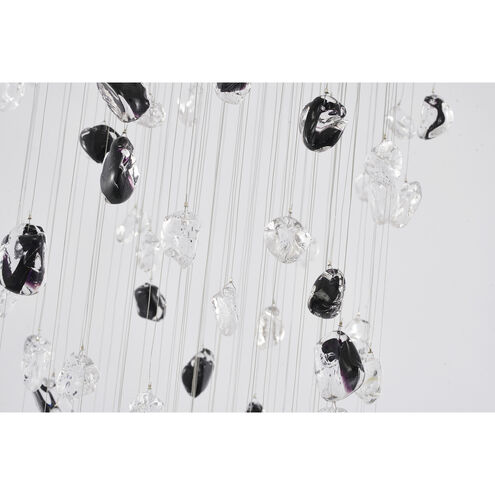 Canada 9 Light 22 inch Black Chandelier Ceiling Light
