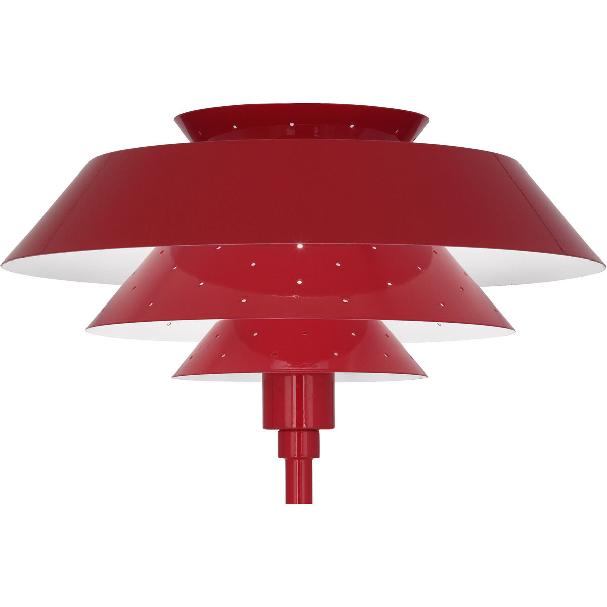 Pierce 60.38 inch 150 watt Ruby Red Floor Lamp Portable Light