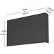 Colter 2 Light 5 inch Black Outdoor Wall Sconce