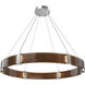 Parallel LED 48 inch Classic Silver Chandelier Ceiling Light, Ring