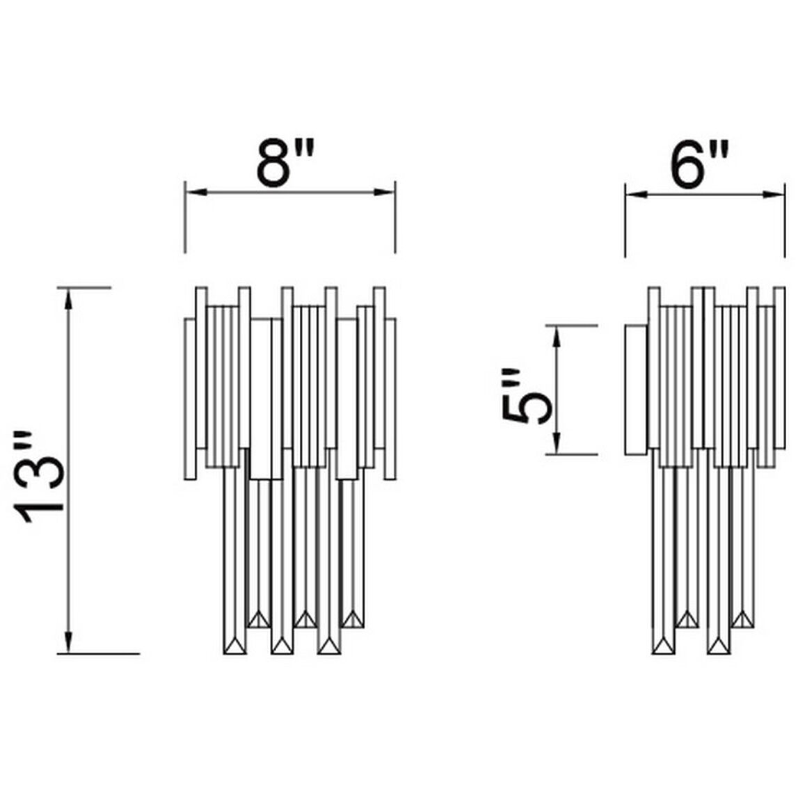 Deco 1 Light 8 inch Medallion Gold Wall Light