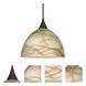 Brella 1 Light Black Cord Pendant Ceiling Light