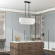 Manorwood 3 Light 30 inch Bronze Linear Chandelier Ceiling Light