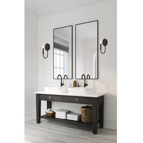 Stone Canyon Sconce Wall Light in Black