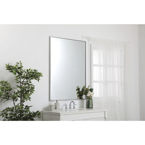 Monet 48 X 36 inch Silver Wall Mirror