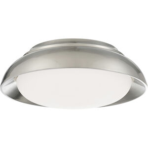 MinLav LED 15 inch Brushed Nickel Flush Mount Ceiling Light