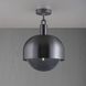 Forked LED 13.39 inch Gun Metal Flush Mount Ceiling Light