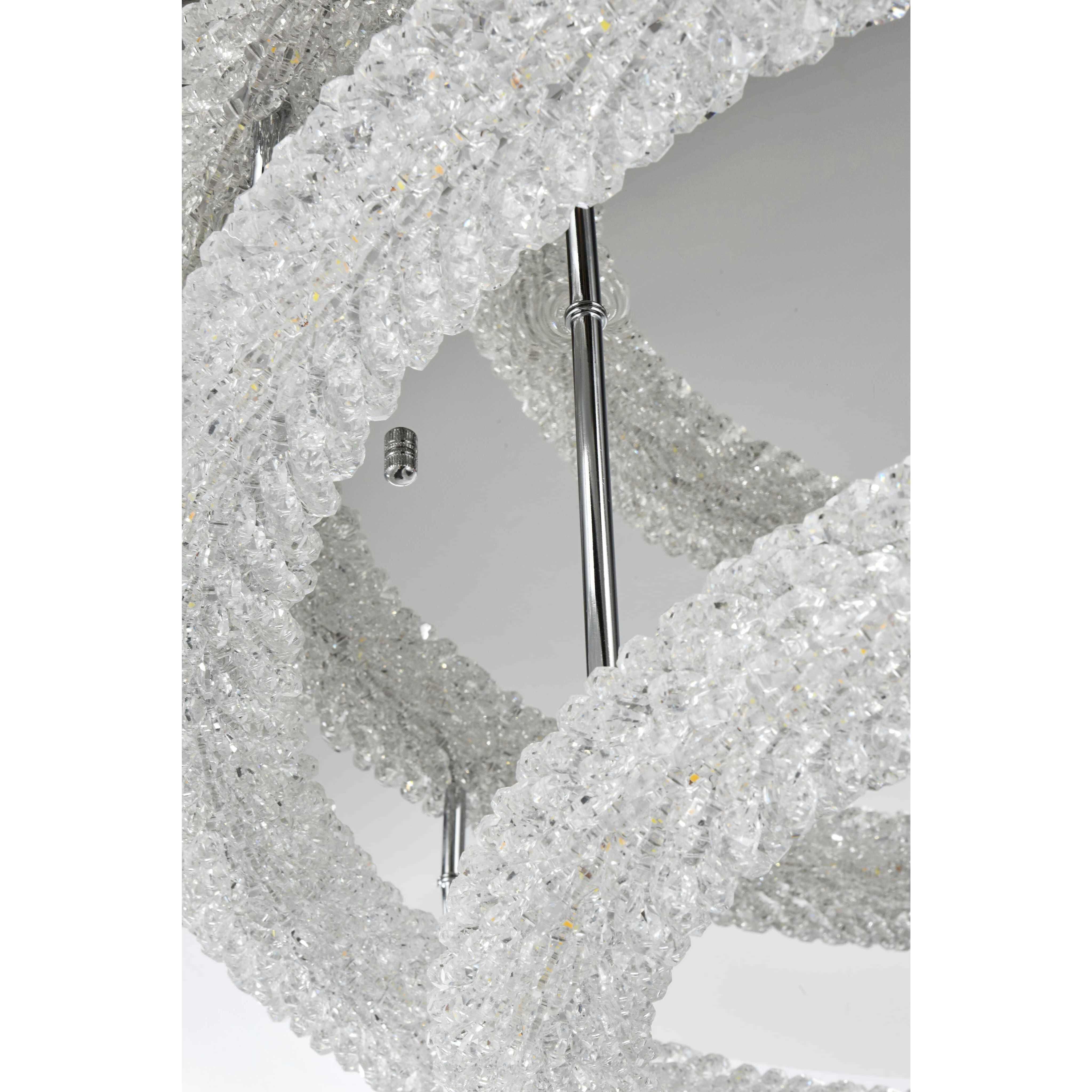 Bowen 2 Light 33.5 inch Chrome Flush Mount Ceiling Light