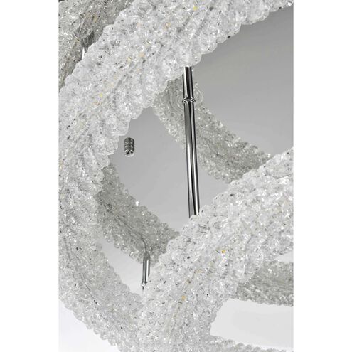 Bowen 2 Light 33.5 inch Chrome Flush Mount Ceiling Light