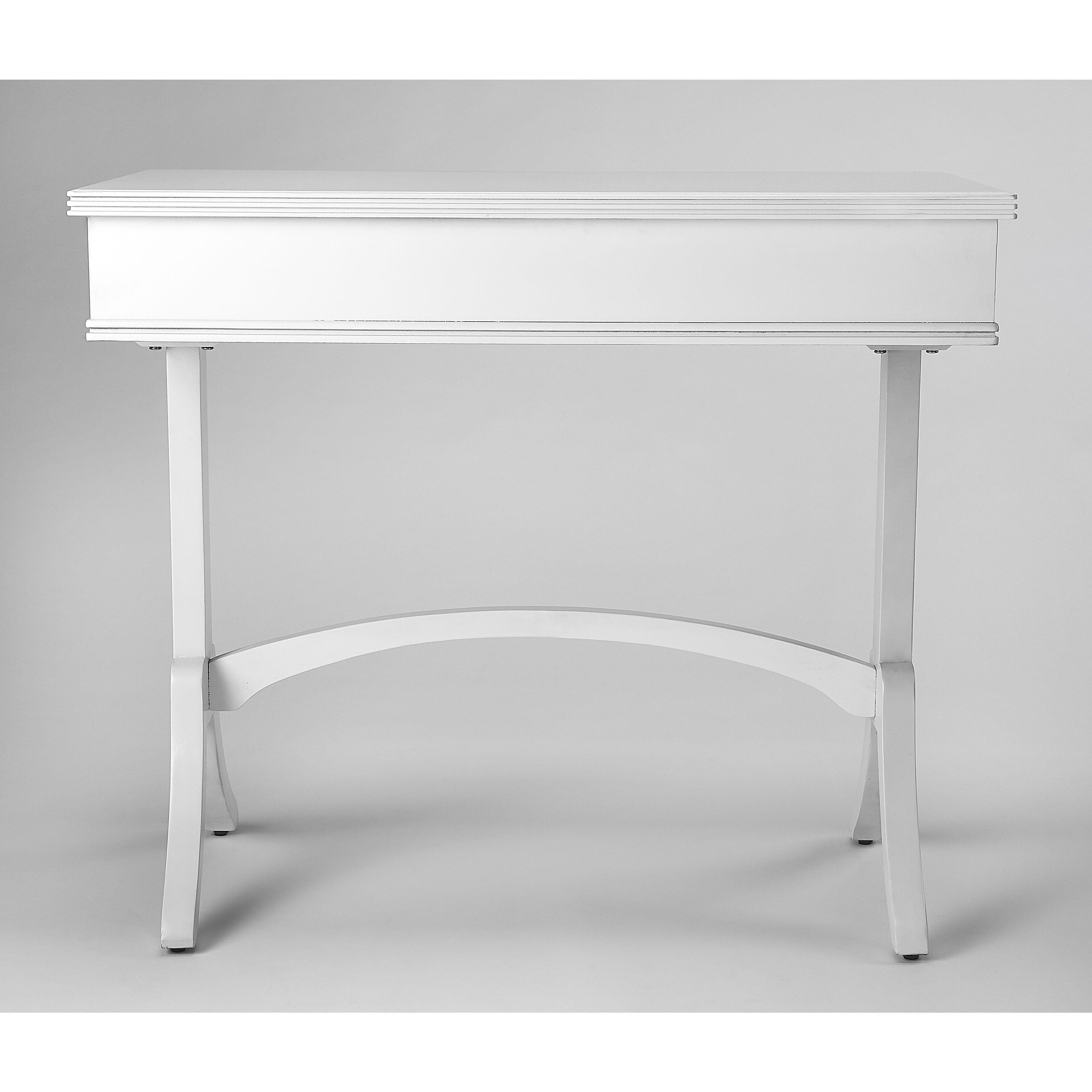 Masterpiece Alta  36 X 20 inch White Desk & Secretary