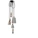 Hooked 6.0 LED 8.27 inch Stone / Brass Pendant Ceiling Light, Mix
