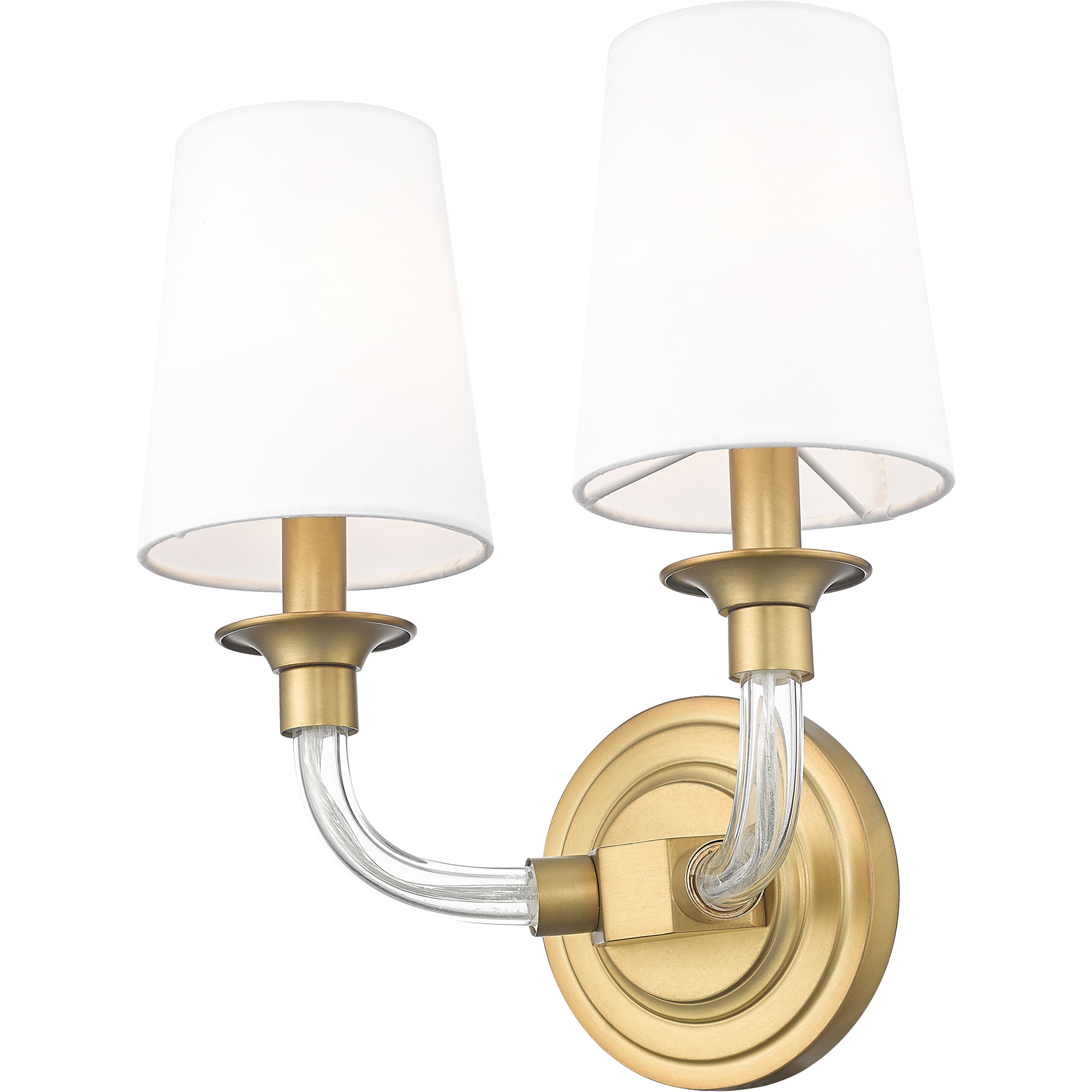 Katerina Wall Sconce Wall Light in Rubbed Brass