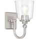 Antonia 1 Light 5.5 inch Brushed Nickel Bath Vanity Light Wall Light