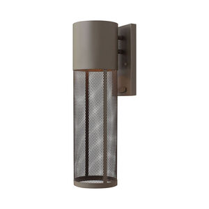 Aria LED 19 inch Buckeye Bronze Outdoor Wall Lantern, Medium