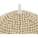 Dalia 1 Light 20 inch Textured Plaster Pendant Ceiling Light, Pendant