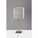 Estelle 24 inch 60.00 watt Brushed Steel Table Lamp Portable Light