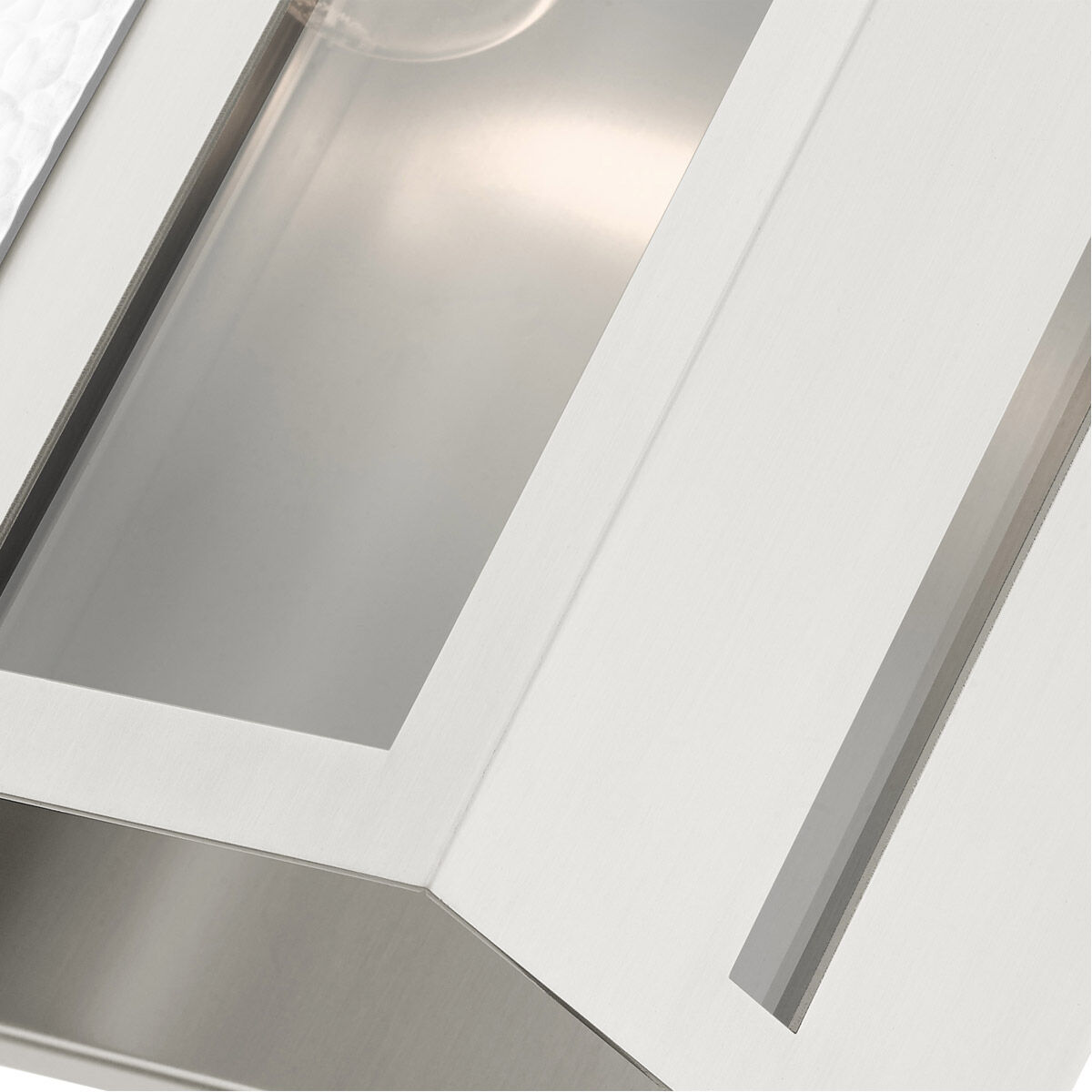 Lafayette 1 Light 14 inch Brushed Nickel Outdoor Wall Lantern