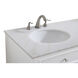 Cape Cod 60 X 35 inch White Vanity Set