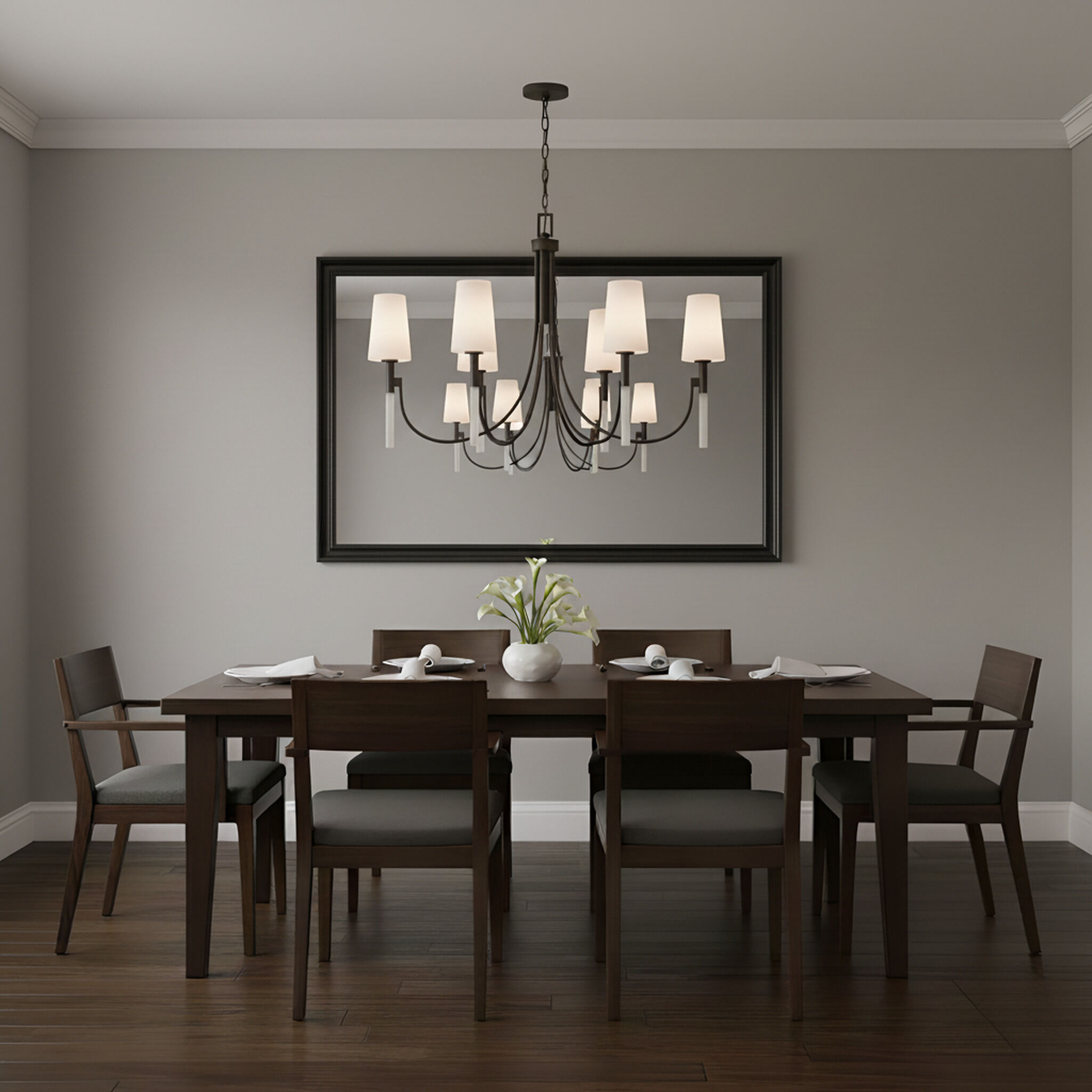 Eloura 6 Light 40 inch Iron Gate Chandelier Ceiling Light