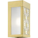 Berkeley 1 Light 8.5 inch Satin Gold Outdoor ADA Small Sconce, Small