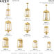 Oslo 3 Light 20 inch Satin Brass Outdoor Post Top Lantern