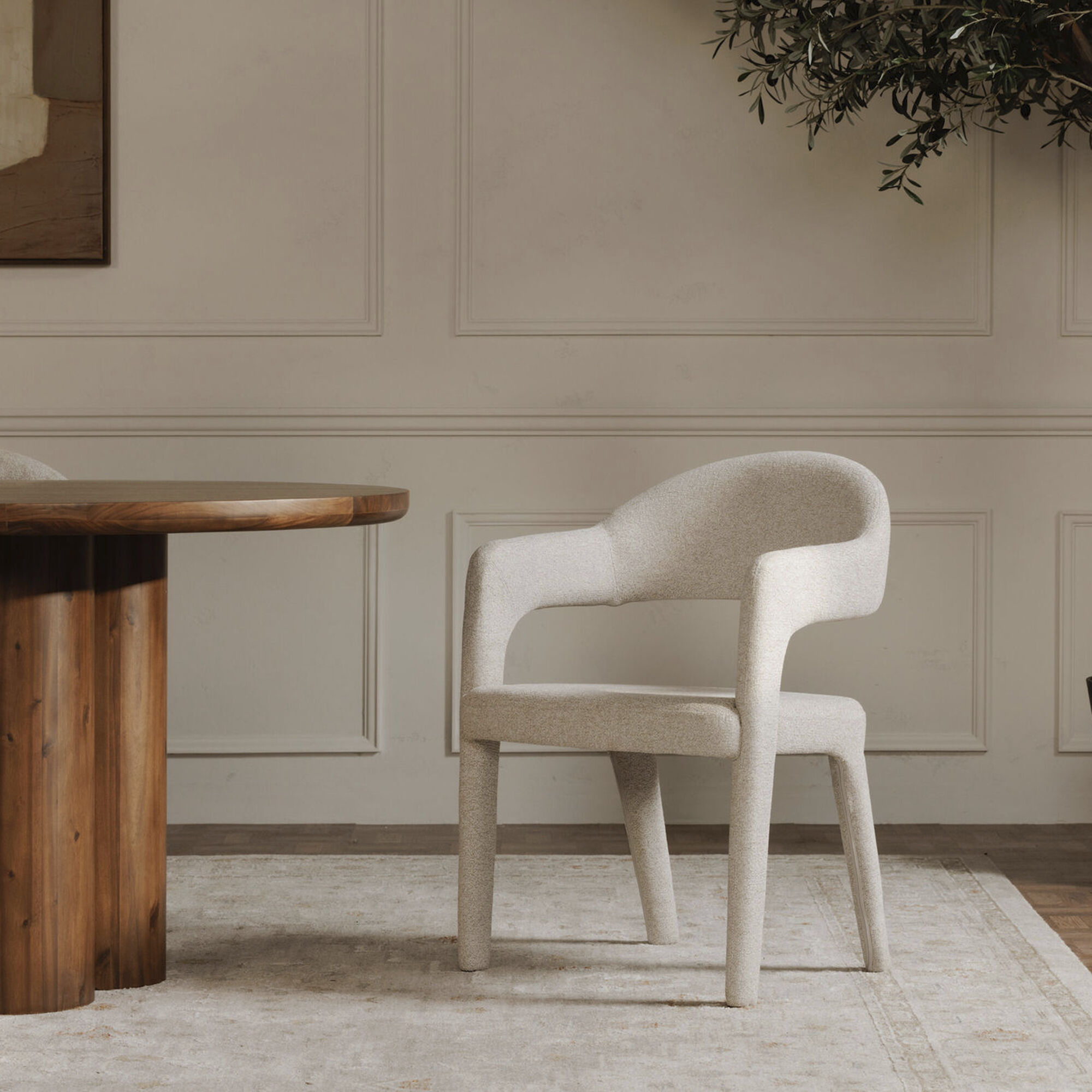 Martens Beige Dining Chair