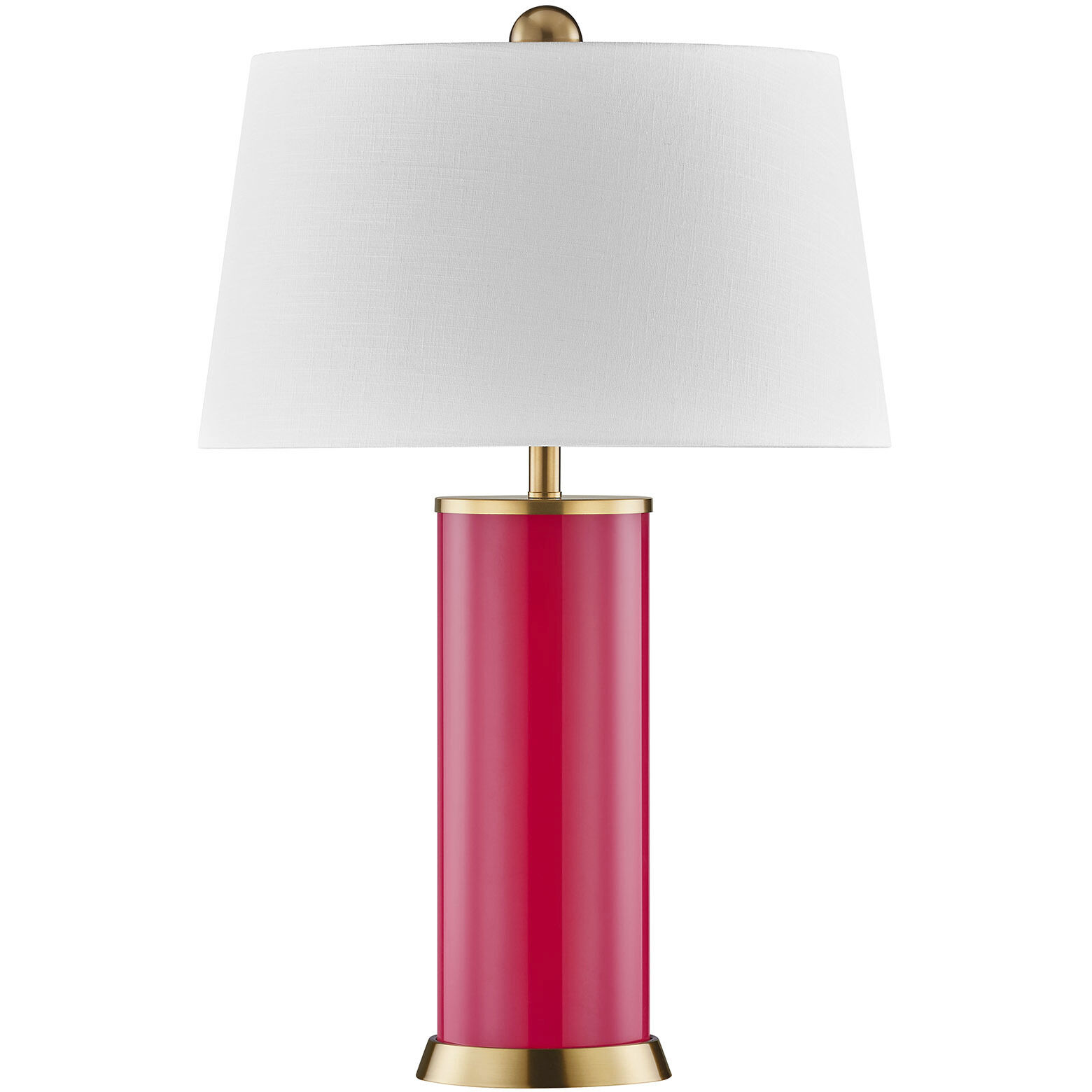 Melissa 29.13 inch 100.00 watt Fuchsia Rose Table Lamp Portable Light, Coco & Dash