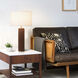 Tambo 30 inch 23 watt Dark Walnut and Weathered Brass Table Lamp Portable Light
