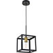 Coatesville 1 Light 8 inch Brass and Black Pendant Ceiling Light