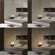 Zen 20 inch 100 watt Dark Brown and Brushed Nickel Table Lamp Portable Light