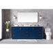 Hayes 84 X 22 X 35 inch Blue Vanity Sink Set