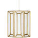 Daze 3 Light 11 inch Antique Brass Multi-Drop Pendant Ceiling Light