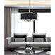 Park Ridge 7 Light 24 inch Brushed Nickel Pendant Chandelier Ceiling Light