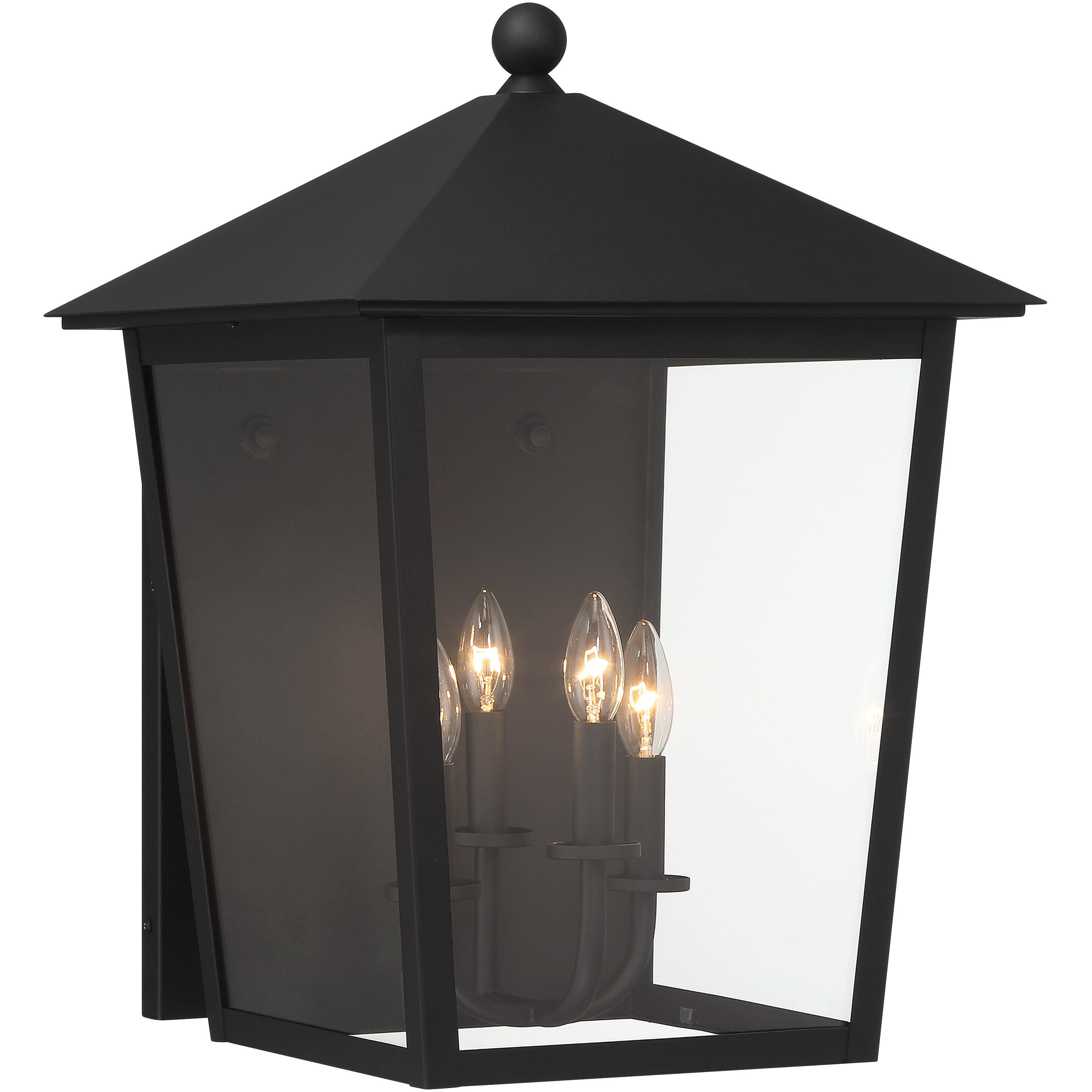 Noble Hill 4 Light 22 inch Sand Coal Outdoor Wall Mount, The Great Outdoors